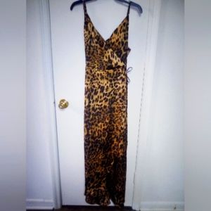 Animal print dress
